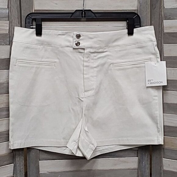 Luxe Stretch Millennium Casual Shorts | 89th + Madison | 10 - Picture 1 of 9